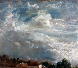 Badanie chmury: horyzont drzew autorstwa John Constable