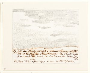 Studium chmur (wg "Engravings of Skies" Alexandra Cozensa), ok. 1822-23 (grafit na papierze) autorstwa John Constable