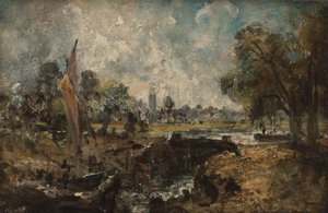 Zamek Dedham autorstwa John Constable