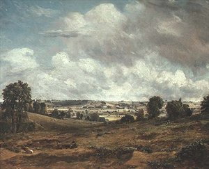 Dedham Vale z East Bergholt (olej na płótnie) autorstwa John Constable