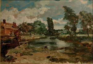Flatford Mill widziany z zamka autorstwa John Constable