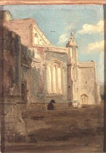 Kościół Wschodni Bergholt autorstwa John Constable
