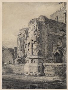 Kościół East Bergholt, od południowego zachodu, ok. 1815-17 autorstwa John Constable