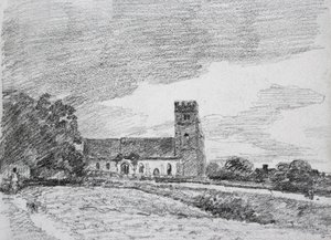 Kościół Feering, 1814 autorstwa John Constable