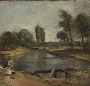 Zamek Flatford autorstwa John Constable