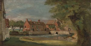 Młyn w Flatford autorstwa John Constable