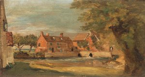 Flatford Mill, w latach 1810-1811. autorstwa John Constable