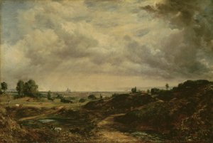 Hampstead Heath (olej na płótnie) autorstwa John Constable