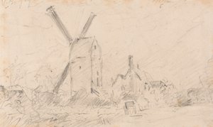 Pejzaż z wiatrakiem autorstwa John Constable