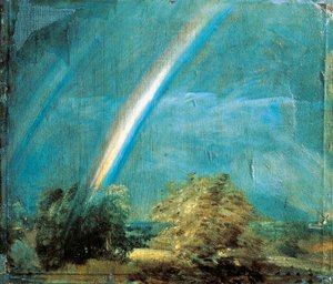 Krajobraz z podwójną tęczą autorstwa John Constable