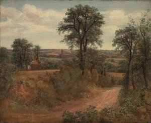 Lane w pobliżu Dedham autorstwa John Constable