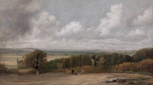 Scena orki w Suffolk, 1824-1825. autorstwa John Constable