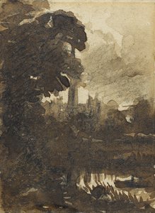 Katedra w Salisbury od strony północno-zachodniej, ok. 1830-39 autorstwa John Constable