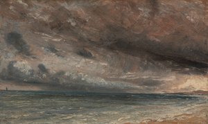 Burzliwe morze, Brighton autorstwa John Constable