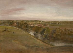 Stratford Saint Mary z Coombs, ok. 1800 autorstwa John Constable