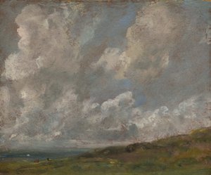 Studium chmur nad krajobrazem, ok. 1821-22 autorstwa John Constable