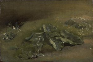 Studium łopianu, ok. 1810-14 lub ok. 1828 autorstwa John Constable