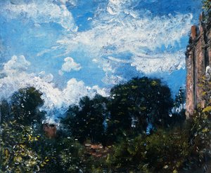 Studium nieba i drzew (olej na płótnie) autorstwa John Constable