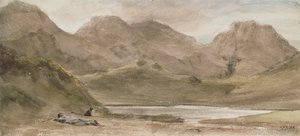 Sty Head Tarn, 12 października 1800 autorstwa John Constable