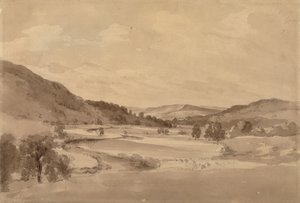 Dolina Derwent z Chatsworth w oddali autorstwa John Constable