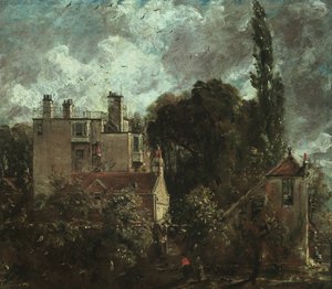 Gaj, czyli Dom Admirałów w Hampstead, 1821-1822 autorstwa John Constable