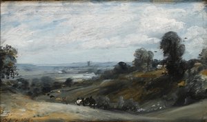 Dolina Dedham z Langham, 1812 autorstwa John Constable