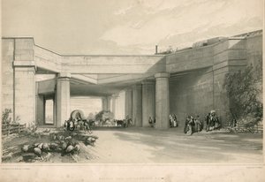 Most nad Uxbridge Road, Londyn autorstwa John Cooke Bourne