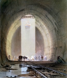 Budowa tunelu Kilsby na linii kolejowej London & Birmingham, 8 lipca 1839 r