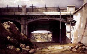 Most drogowy Hampstead autorstwa John Cooke Bourne