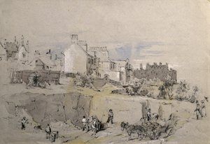Park Street, Camden Town, ok. 1836-39 (rysunek ołówkiem) autorstwa John Cooke Bourne