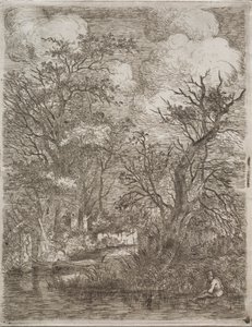 Tył młynów autorstwa John Crome