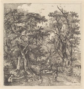 Scena drogowa, Hethersett autorstwa John Crome