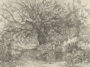 Scena Drogowa, Hala Trowse, 1813 autorstwa John Crome
