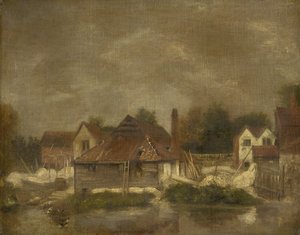 Szopy i stare domy na Yare, ok. 1803