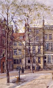 Wewnętrzna Świątynia, Londyn, 1880 autorstwa John Crowther