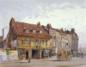 Lambeth Bridge Road, Lambeth, Londyn, c1874 autorstwa John Crowther