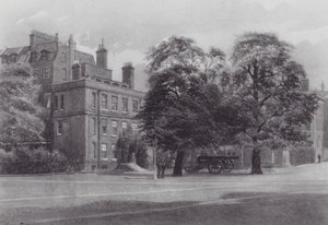Zaginiony Londyn: The Gun House, Spring Gardens (litografia) autorstwa John Crowther
