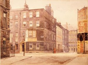 Norfolk Street, c.1880 (akwarela) autorstwa John Crowther