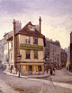 Northumberland Head Inn, Stepney, Londyn, 1884 autorstwa John Crowther
