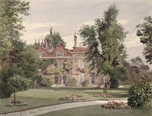 Widok z boku na Raleigh House, Brixton Hill, Lambeth, 1887 autorstwa John Crowther