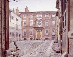 Dom Sir Christophera Wrena, Botolph Lane, Londyn, 1886 autorstwa John Crowther