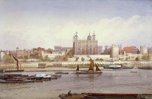 Tower of London, 1893 autorstwa John Crowther