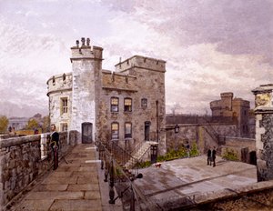 Tower of London, Londyn, 1883 autorstwa John Crowther