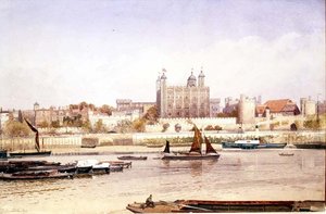 Tower of London z Southbank autorstwa John Crowther