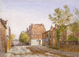 Widok Mawson House, Chiswick Lane, Chiswick, Londyn, 1882 autorstwa John Crowther
