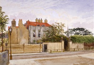 Widok Turret House, Lambeth, Londyn, 1880. autorstwa John Crowther