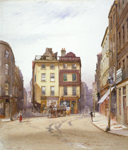 Wych Street i Holywell Street, Westminster, Londyn, 1881 r. autorstwa John Crowther