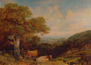 „Pejzaż z bydłem”, 1847, 1935 autorstwa John Dearman