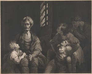 Hrabia Ugolino della Gherardesca i jego synowie w więzieniu