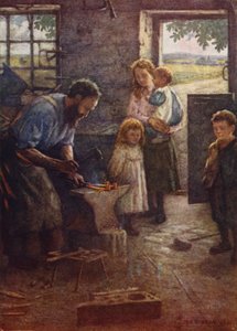Wiejski kowal autorstwa John Dobson